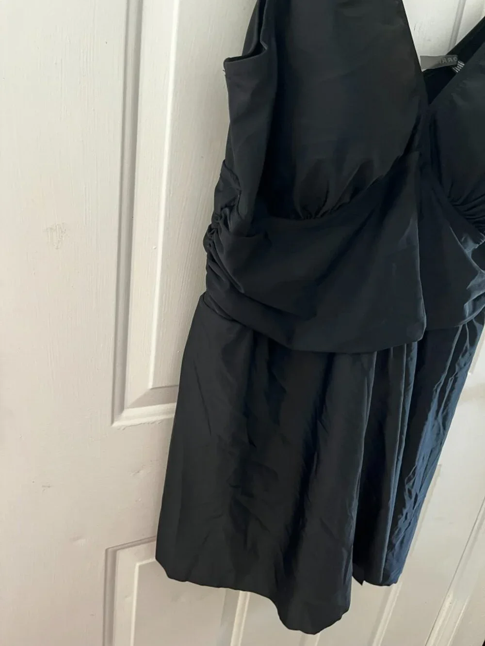 Torrid Woman's Plus-Size Asymmetric One-Piece Padded Bra Swimsuit Dress Sz 26